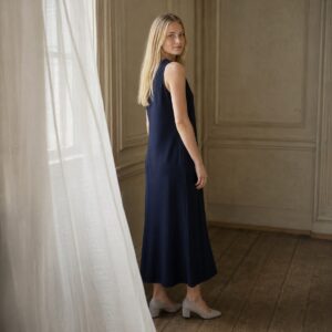 Shortlands sleeveless column dress — Everyday Column Dresses by ORASCI. worn by a model.