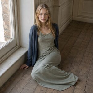 Orpington straight column dress — Everyday Column Dresses by ORASCI. worn by a model.