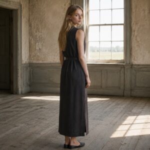 Willow Reach straight column dress — Everyday Column Dresses by ORASCI. worn by a model.