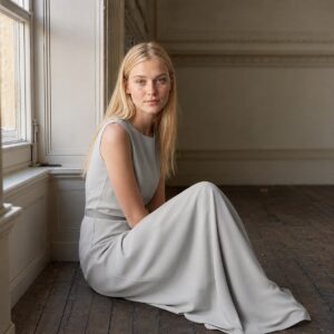 Petts Wood body-skimming pencil dress — Evening Gowns and Body-Skimming Dresses by ORASCI. worn by a model.