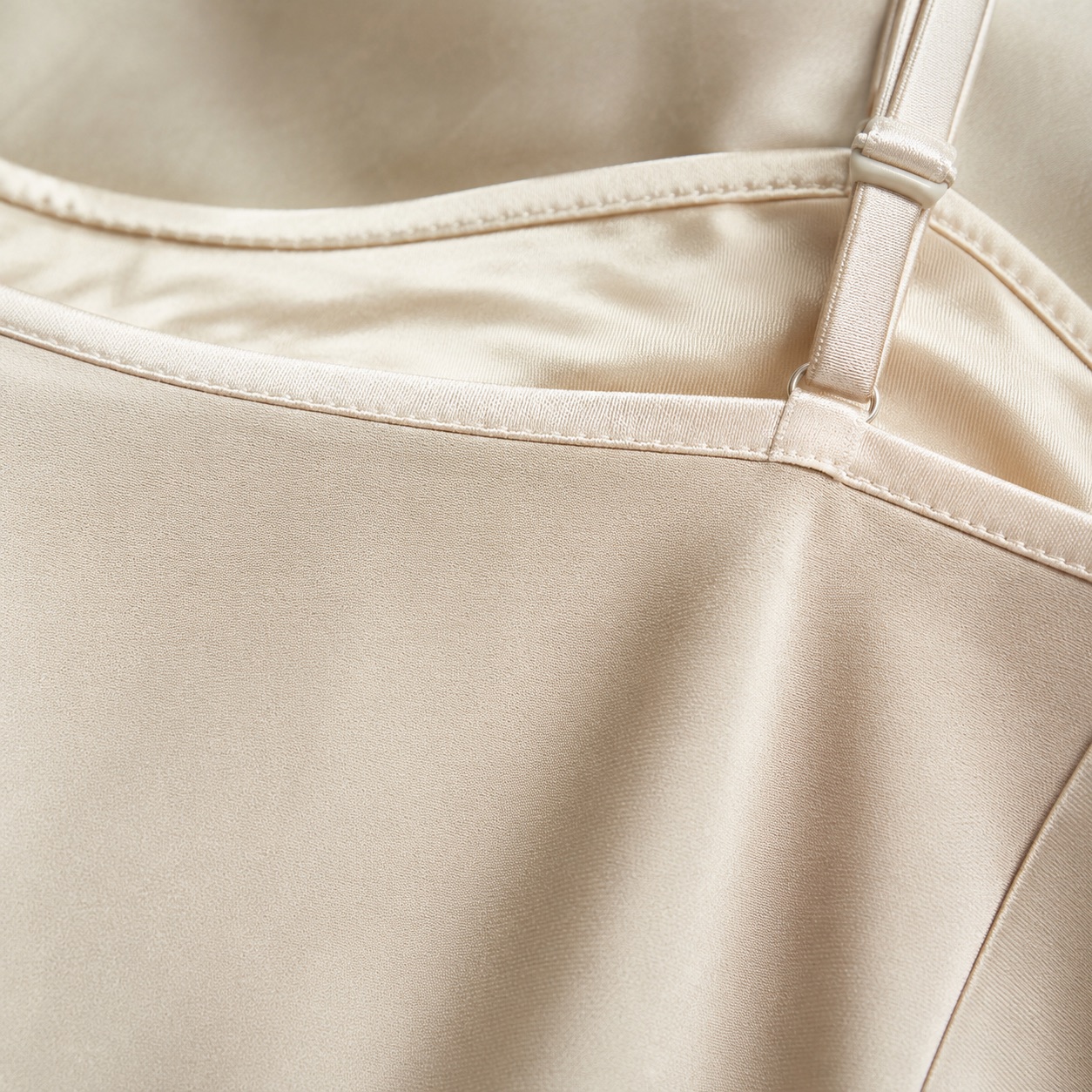Hayes Common bias-cut slip maxi dress — Slip Maxi Dresses by ORASCI. close detail of the fabric and finish.