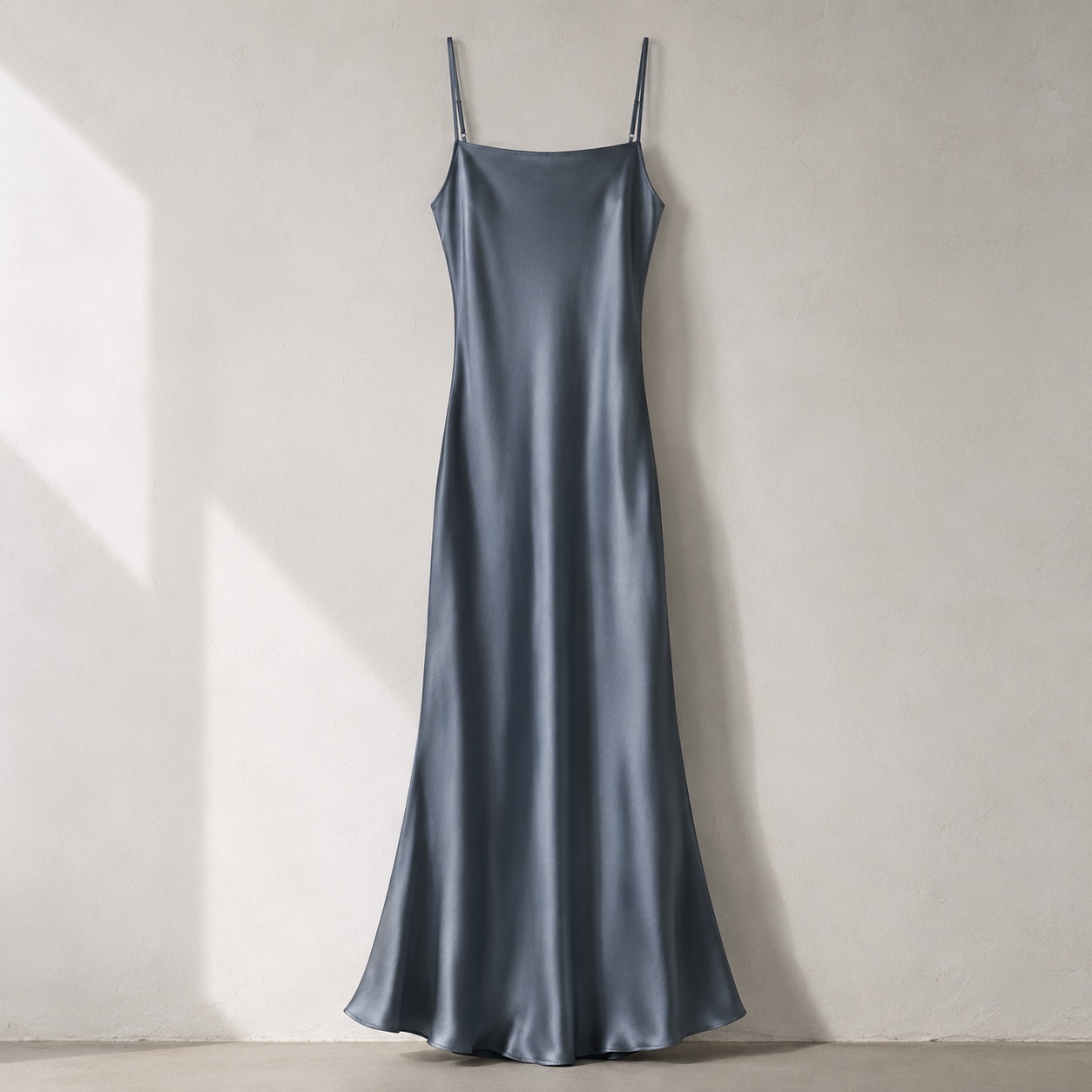 Hayes Common bias-cut slip maxi dress — Slip Maxi Dresses by ORASCI. product photograph on a white background.